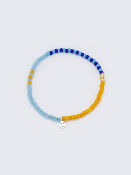 Color beads stripe layered Bracelet 스트라이프 컬러믹스 레이어드 비즈 팔찌