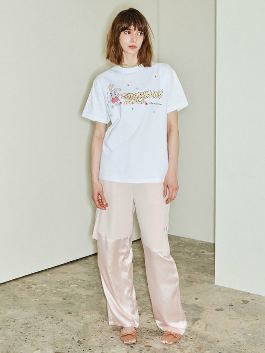DIANA GLOSSY CARGO PANTS-PINK