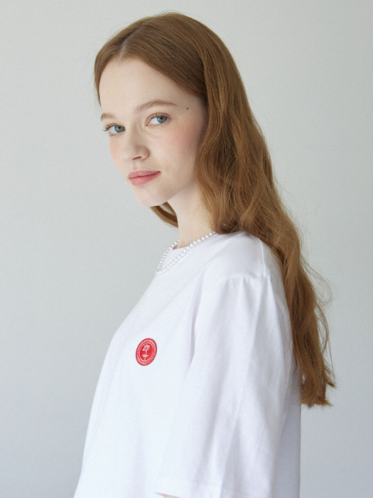 Rose Wappen T-shirt - White