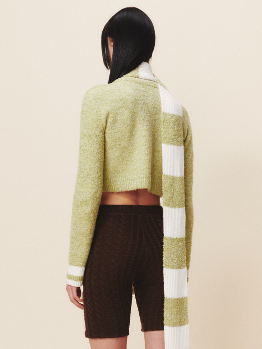 Knit Cardigan Green