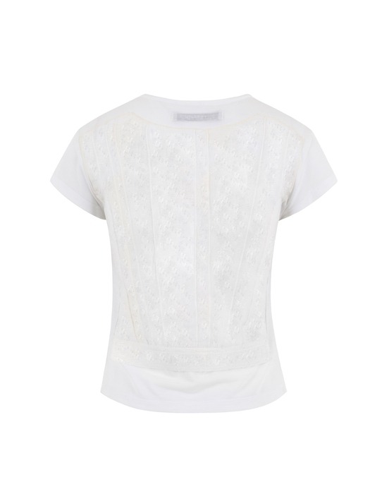 Lace Hybrid Tee