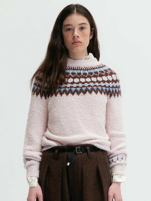 Via Jacquard halfneck Knit