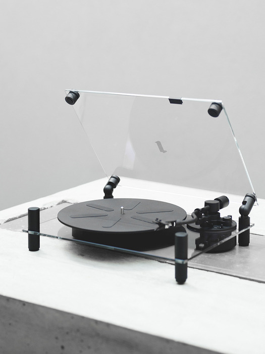 트랜스페어런트 투명 턴테이블 LP 플레이어 TRANSPARENT TURNTABLE