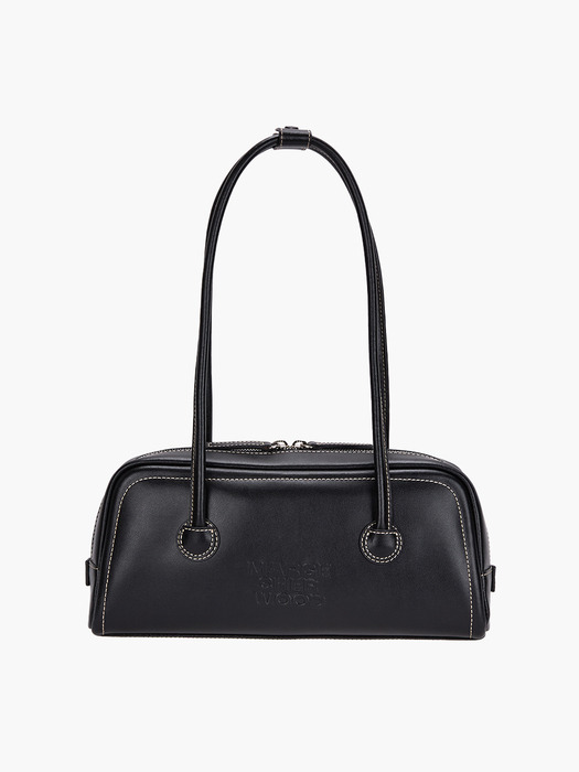 SOFT BAGUETTE BAG_black plain