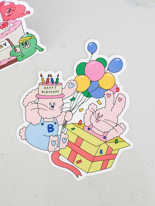 BFMA PLEABUDDY CARD 2TYPE (SURPRISE/LOVE YOU)