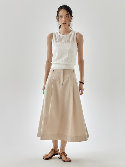 Cotton Flare Skirt