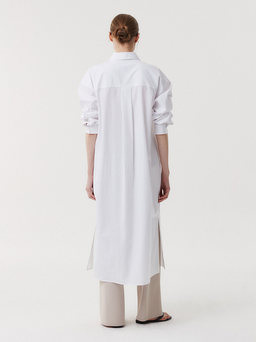 BEN SHIRT DRESS (WHITE)