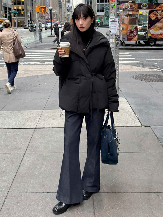 논페이드 슬랙스 데님팬츠 블랙데님 OU1343