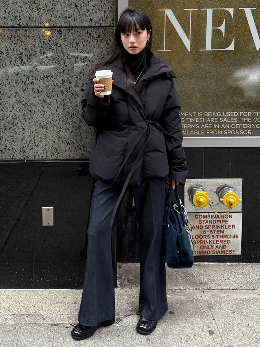 논페이드 슬랙스 데님팬츠 블랙데님 OU1343