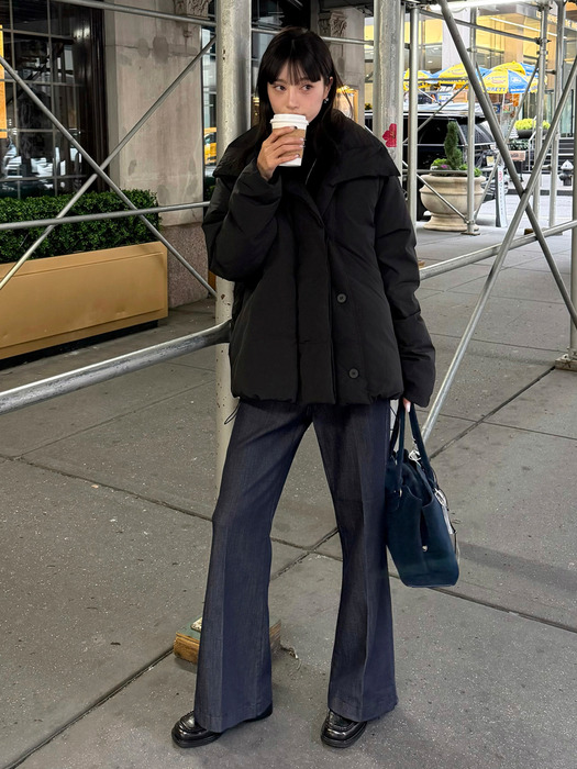 논페이드 슬랙스 데님팬츠 블랙데님 OU1343