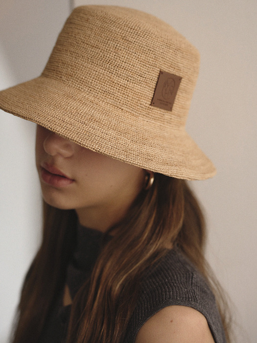 More raffia bucket hat