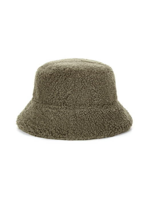 FAUX FUR BUCKET HAT WITH LEMONPLET LOGO (LAC026KRACC)