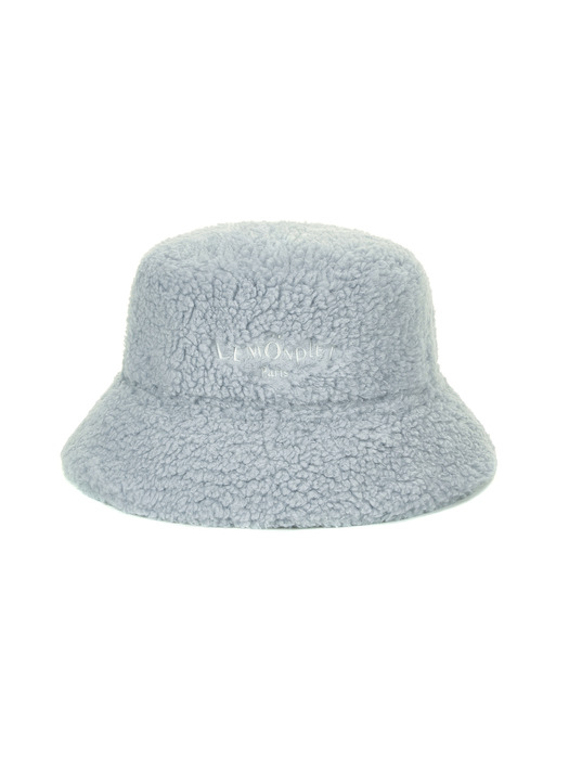 FAUX FUR BUCKET HAT WITH LEMONPLET LOGO (LAC026KRACC)