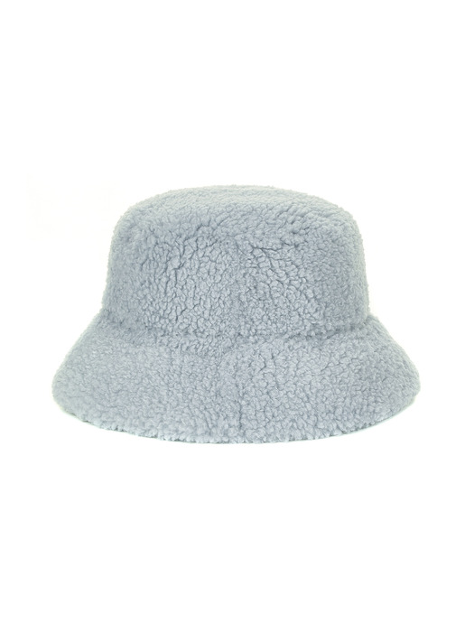 FAUX FUR BUCKET HAT WITH LEMONPLET LOGO (LAC026KRACC)