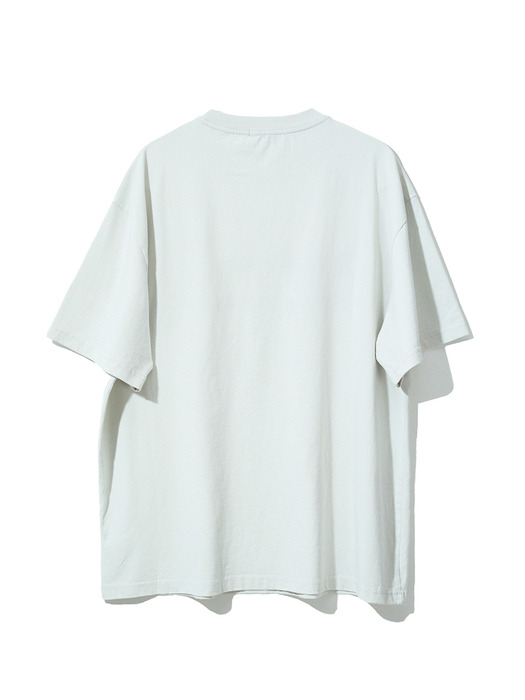 STITCH TAIL EMB. T-SHIRT_GREYISH WHITE