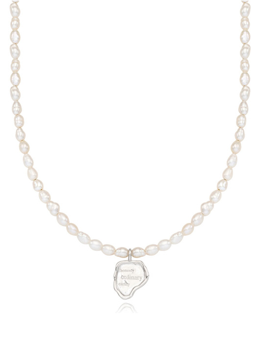 discliche melting pearl necklace