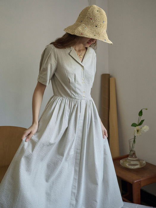 SR_Intellectual pleated dress_IVORY