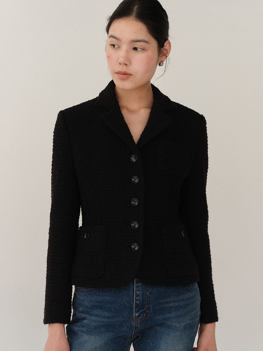 Aurelia Tweed Jacket Black