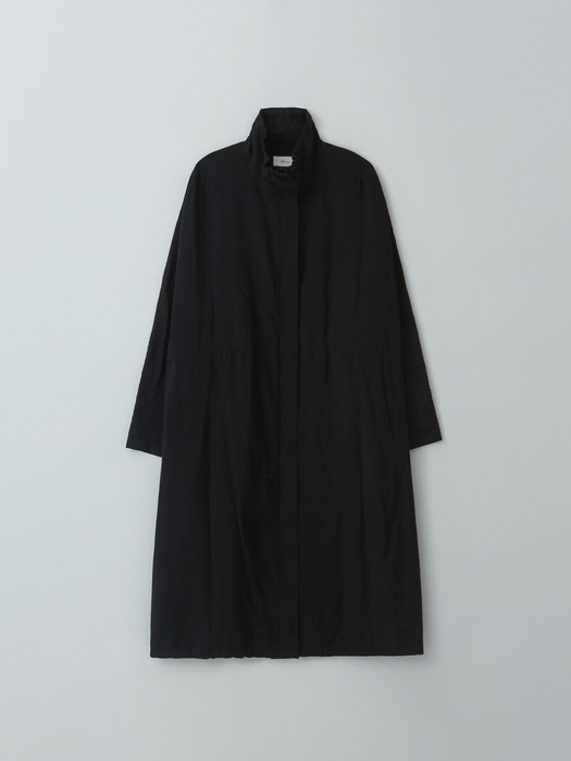 drawstring coat (black)