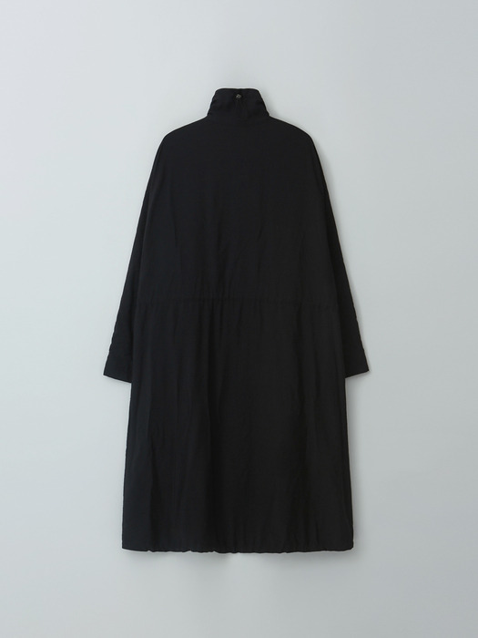 drawstring coat (black)