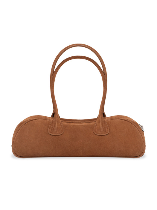 [단독] Suede bowling bag Camel