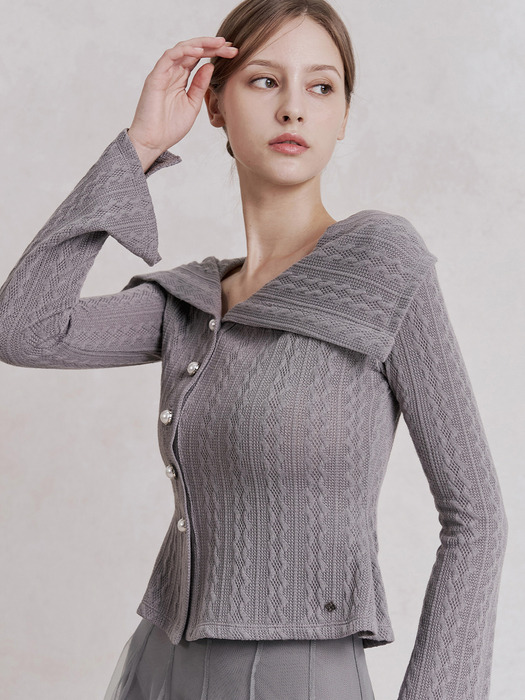 Aaron Knit Top (Grey)