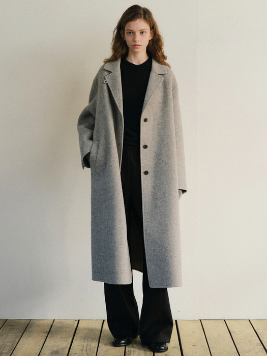 Brandon Zibellinato Handmade Coat (Light Grey)