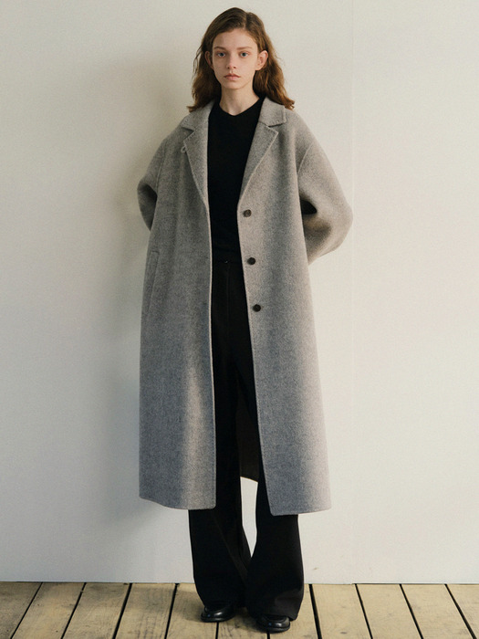 Brandon Zibellinato Handmade Coat (Light Grey)