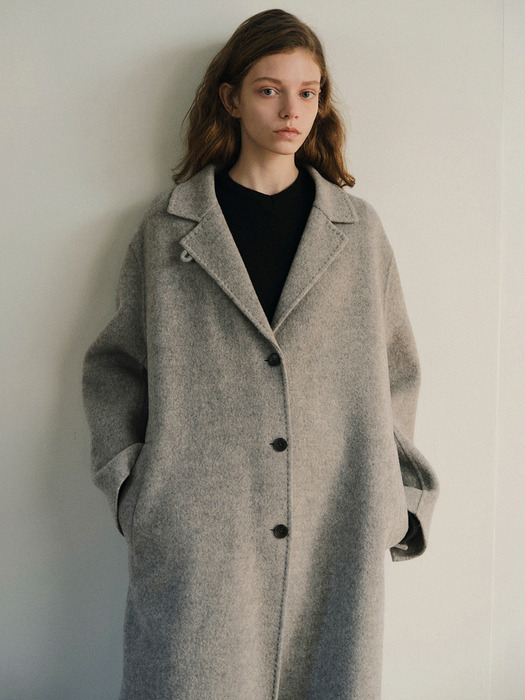 Brandon Zibellinato Handmade Coat (Light Grey)