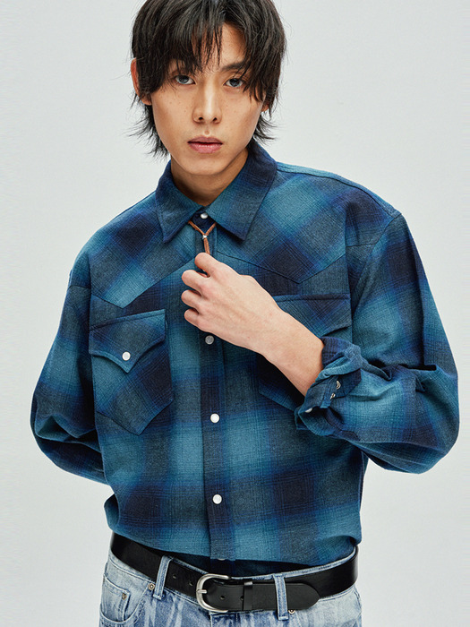 flannel plaid western shirt pacific