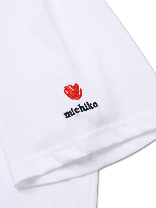 ORGANIC COTTON FLOWER TOP WHITE