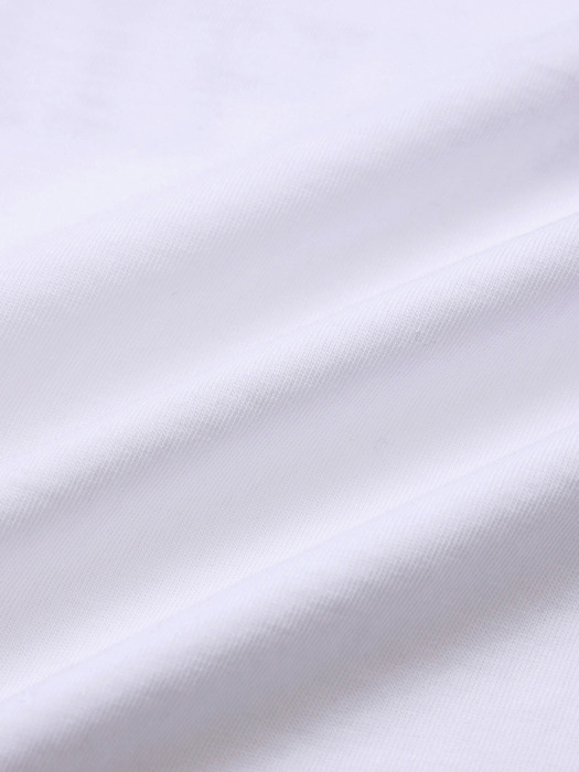 ORGANIC COTTON FLOWER TOP WHITE