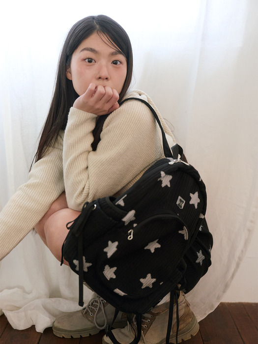 Nest Sling Backpack (Black Star)