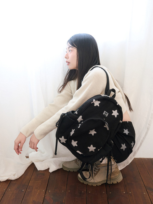 Nest Sling Backpack (Black Star)