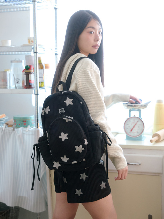 Nest Sling Backpack (Black Star)