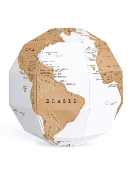 스크래치 지구본 Scratch Globe