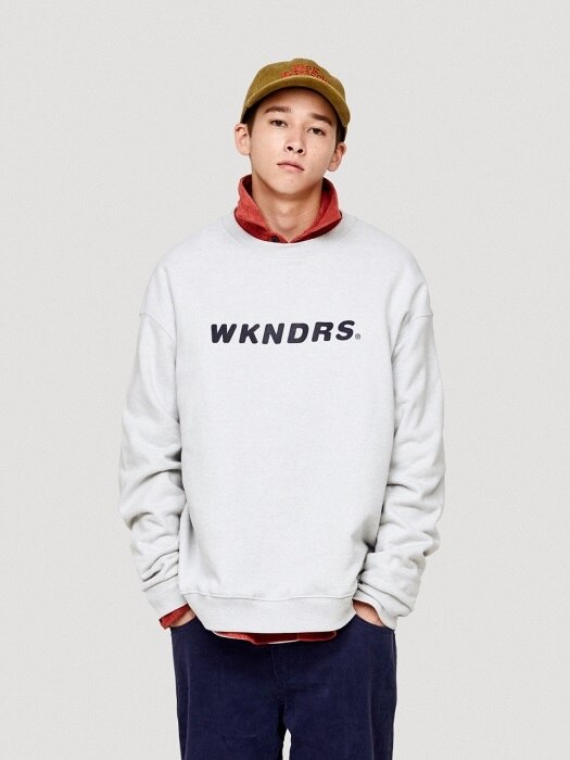 WKNDRS CREWNECK (GREY)