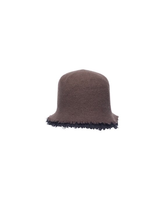 Neo-vintage bell hat -Dark beige /Charcoal