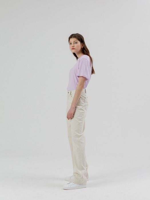 Cotton Long Pants [Cream]