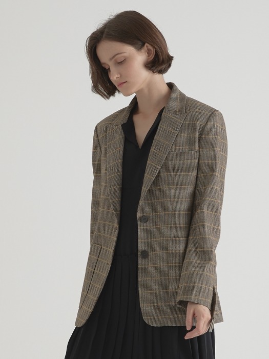 Essential check jacket - Check