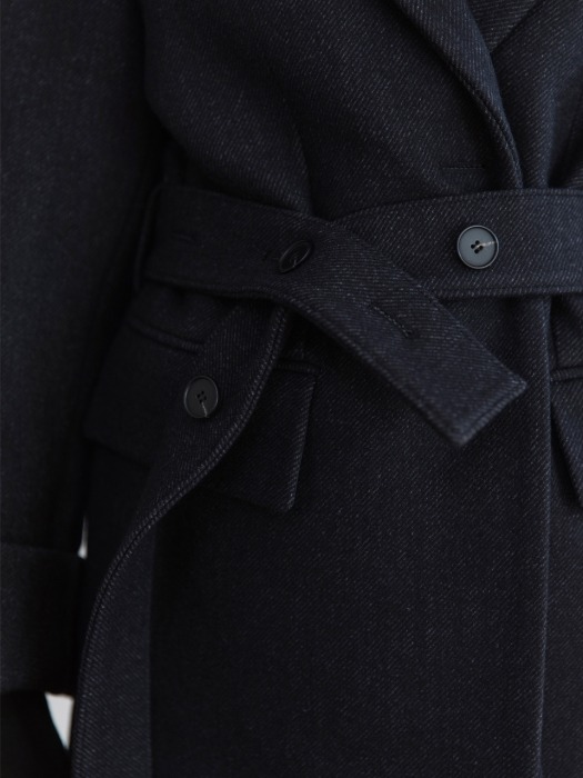 [19FW]Button Detailed Jacket (Dark Grey)