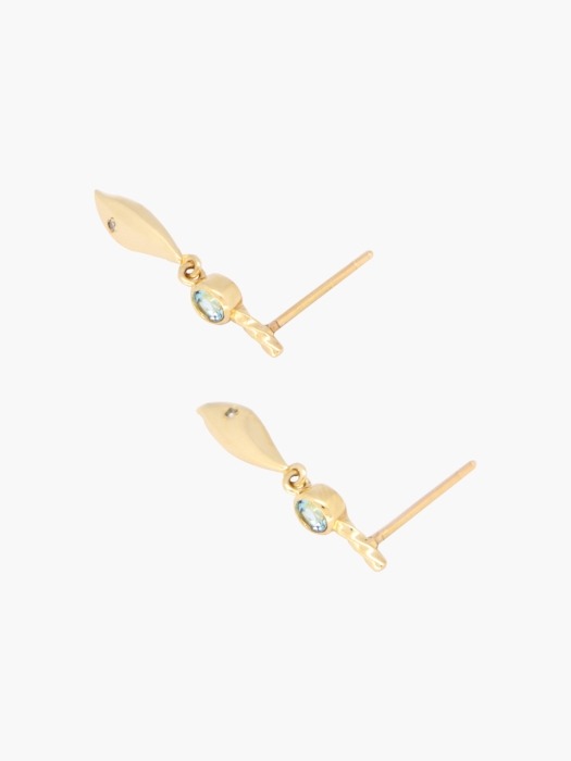 Dangling Petal Earrings (14k Gold)