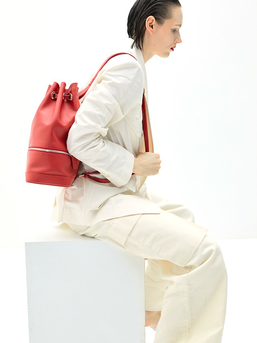 one shoulder HOBO bag RED