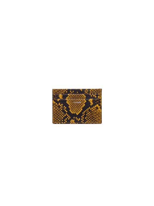 Occam Razor Card Wallet (오캄 레이저 카드지갑) Python yellow
