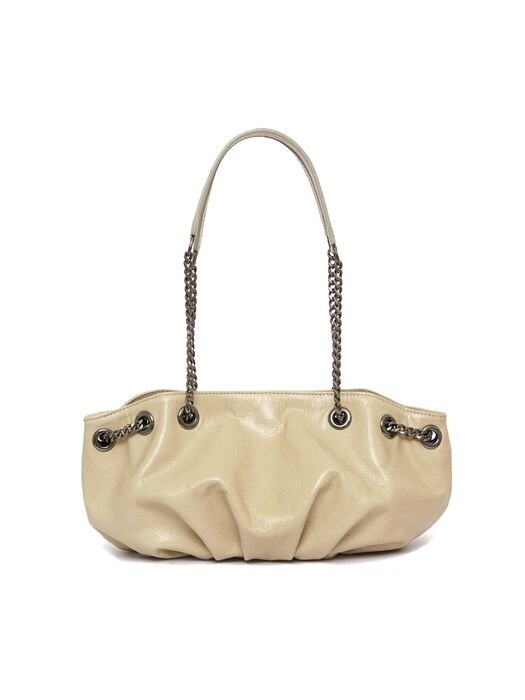COW LEATHER BUD BAG_SMALL_CREAM