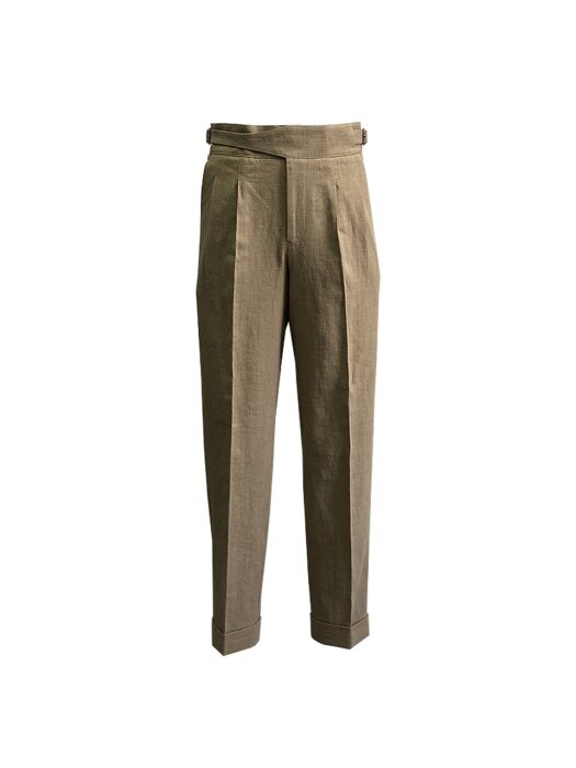 8s Linen Gurkha Trousers (Beige)