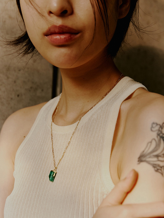 True Colors Necklace #02 (Jade)