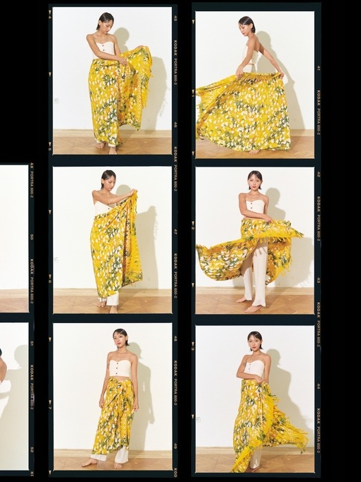 [Sarong] Forest - Autumn Yellow
