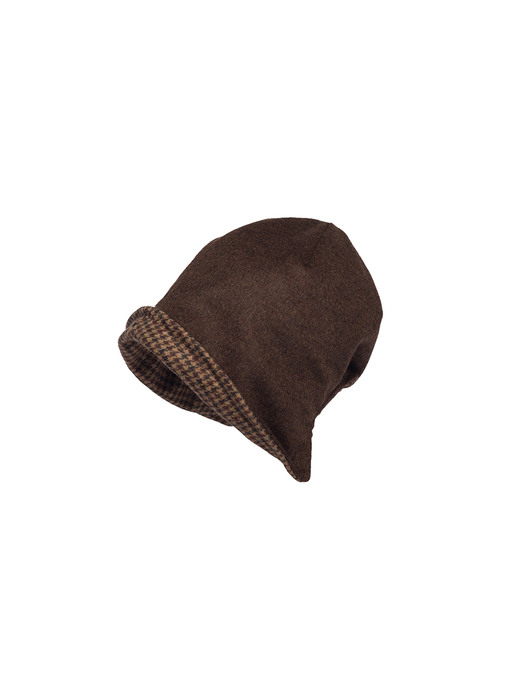 Banding bonnet beanie - Brown