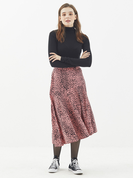 TIGER SKIN SKIRT PINK